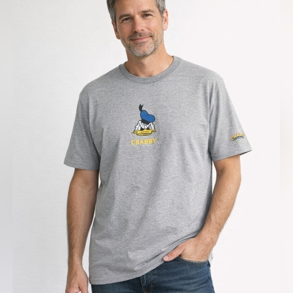 Disney Gray Donald Duck "Crabby" T-Shirt
